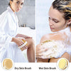 2 Pack Dry Body Brush with Soft and Stiff Bristles, Suitable for All Kinds of Skin